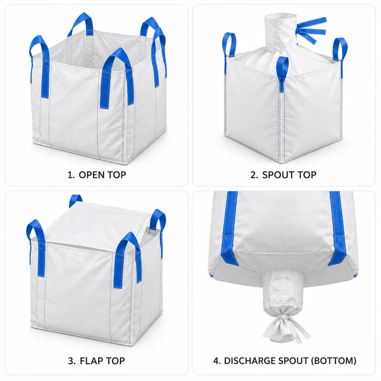 U-panel FIBC bulk bag, view 2 of 7
